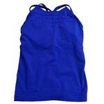 Athleta Namaste Support Top Mesh Womens Medium Periwinkle Photo 0