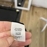 Madewell  Wide-Leg Textured Knit Cropped Overalls Jumpsuit Black size Large Photo 10