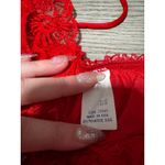 Vintage Red Lace Babydoll Teddy Lingerie Nightie Sleepwear Women's Large USA Size undefined Photo 1