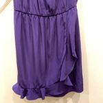 AQUA  Sleeveless Dress Purple Black Lace Size Small Photo 4
