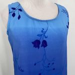 Hawaiian Dress Electric Blue Floral Dress Size 8 Photo 2