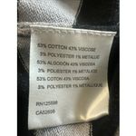 Ellen Tracy  Women's black  white striped sweater metallic threads.Size‎ M Photo 8