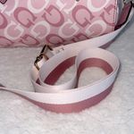 Guess Pink and White Satchel with Gold Accents Photo 5
