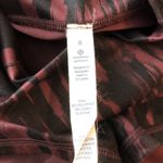 Lululemon Boogie Short Roll Down Painted Animal Bordeaux Drama Black Burgundy 8 Photo 2