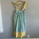 Buru Contrast Tie Top Midi Dress‎ Size XS/S EUC Yellow Photo 1