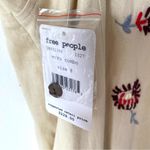 Free People NWTS Chrysanthemum Kiss Tan Embroidered Boho Dress size 8 Ecru Combo Photo 10