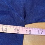 Unbranded Crop Stretch Athletic Top Navy Size Medium Blue Photo 4