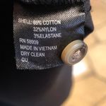 Preston & York  Black Crisp Cotton Blend Long Sleeved Pull on blouse S Photo 8