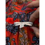 Collective Concepts Women's Red Floral Keyhole Halter Neck Tank Top Size Large Photo 3