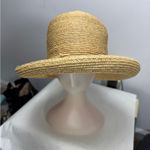 Helen Kaminski Australia Natural Raffia Round Rim Hat Tan Photo 2