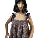 Sugar Lips  Women's Brandi Floral Shoulder Strap Dress navy size Large Photo 2
