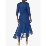 Alex Evenings  Women's Sleeveless‎ Printed Chiffon Midi Spring/Summer Size 6 Blue Photo 1