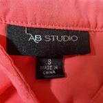 AB Studio  Pink Button Down Top (S) Photo 4