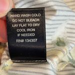 Urban Outfitters UO Lumiere One Shoulder Floral And Blue Stripe Blouse Size L New Photo 2