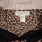 Morgan Taylor Leopard Print Slip Dress with Lace Trim Photo 2