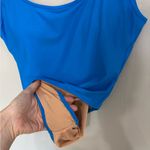 J.Crew  Heritage Scoopback One-Piece Swimsuit in Bondi Blue - Size 8 Photo 7