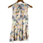 Anthropologie Floreat Anafa Tiered Tank Top Orange Floral Print, Size 0 Photo 8