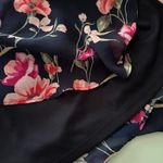 Ralph Lauren Lauren Floral Print Ruffle Dress – Navy and Pink Womens Size 12 Photo 9