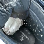 Lady Couture Flat Laser Cut High Top Bling Rhinestone Sneaker Navy Women's Size Blue Size 9 Photo 2