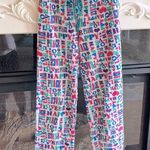 Self Esteem Comfy Pajama Pants  White Graffiti Fleece fits Womens XS Girls 14 Photo 5