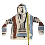 Tory Burch  Hooded Sweater Women’s XS Multicolor Boho Knit Pullover Hoodie Photo 4