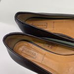 Hunter Dex Ballet Flat Slip On Shoes Dark Brown Leather Bow Size 37.5 | 7.5 Photo 4