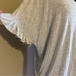 Loft ❤️ ruffle sleeve oatmeal tee shirt 🖤 Photo 2