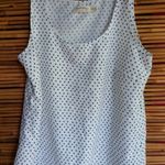 Faded Glory FG M White Black Dots Tank Top Photo 0