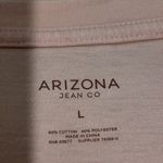 Arizona Jeans Arizona Jean Co large cropped pink withered rose long sleeve ruffle shoulder nwt Photo 2