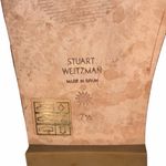 Stuart Weitzman  Patent Leather Cork Aldona Thong Sandals Shoes size 7.5 Photo 6