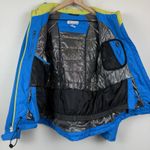Columbia Ski Jacket Women Small Blue Titanium Omni-Shield Hooded Outdoor Photo 5