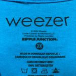 Weezer blue T-shirt size 2X with classic band logo Photo 3