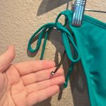 Shade & Shore New  Women’s Green String Tie Bikini Bottoms Size Medium NWOT Photo 5