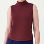 Spanx AirEssentials Sleeveless Mock Neck Top Spice Traveling Comfort Soft Tank Photo 0