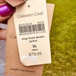 Coldwater Creek  White Denim Jacket Photo 12