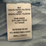 The Vintage Shop NWT Pleated Top Womens S Blue Flowy Bell Sleeve Soft Girl Photo 8