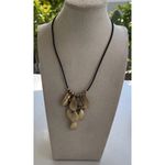 Ralph Lauren Vintage  Necklace Statement Chunky Curb Drops Chain Gold Tone 18”NWT Photo 4