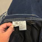 Wallflower Women's High Rise Flare Leg Jeans Dark Blue Size 24 Short Photo 6