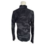 Athleta  - Momentum Camo Quarter Zip Top Black Sz L Photo 4