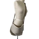 CALMA 1600 Leather Pebbled White Crossbody Bag – Minimalist Soft Leather Photo 4