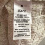 Nicole Miller Original  Linen Tan Animal Print Shift Dress XL Photo 4