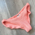 Hunza G Bikini Bottom crinkle cheeky womens Peach (one size) swim beach vacation Pink Size undefined Photo 0