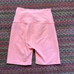 Beyond Yoga  BRIGHT PINK BUTTERY SOFT BIKE SHORTS WRAP V WAIST Photo 3