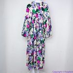 Eloquii NEW floral print long puff sleeve midi dress, 14 Photo 15