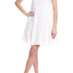 Vince Camuto  White Dress with Pearl Accents Photo 0