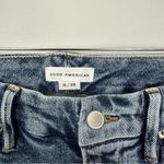 Good American  Good Waist Good Crop Jeans Distressed Medium Wash Size 6 Photo 2