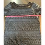 ZARA  Sheer Floral Embroidered Top Women XL Black Beaded Neckline Whimsygoth Lace Photo 5