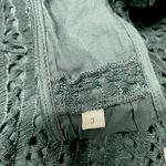 Sandro Bliss Fit Flare Crochet Lace Dress Emerald Green Size 8 Photo 13