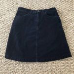 Brandy Melville SALE  Corduroy Mini Skirt in Navy Photo 0