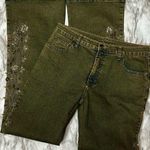 AZI Women’s Embroidered Boho Denim Blue Jeans Sz 32 Hippy Vintage Vibes Cowgirl Photo 0